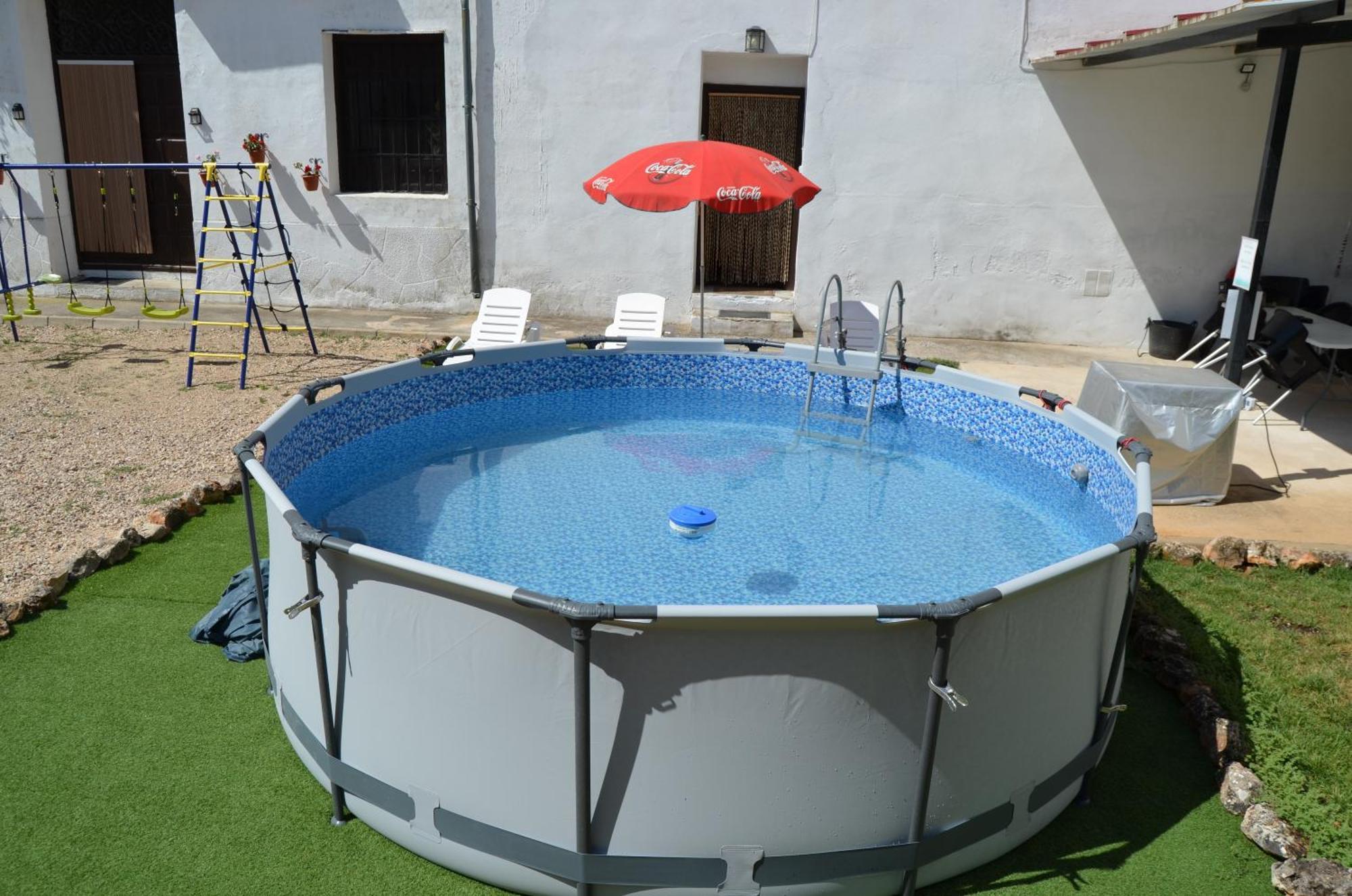 Campillo de Altobuey La Antigua, Casa Centrica, Amplio Patio, Piscina Y Barbacoa 빌라 외부 사진